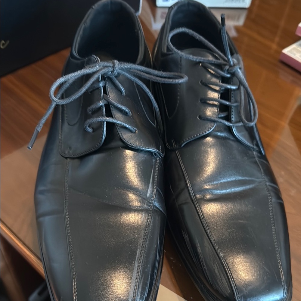 Classic Black Men's Dress Shoes